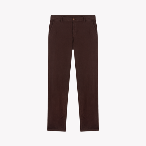 Chino homme droit ajusté Marron - Ernest - Atelier Tuffery