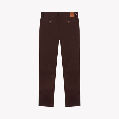 Chino homme droit ajusté Marron - Ernest - Atelier Tuffery
