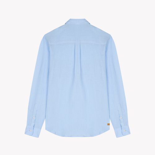 Chemise Femme droite Clair en Lin Français - Aubrac - Atelier Tuffery