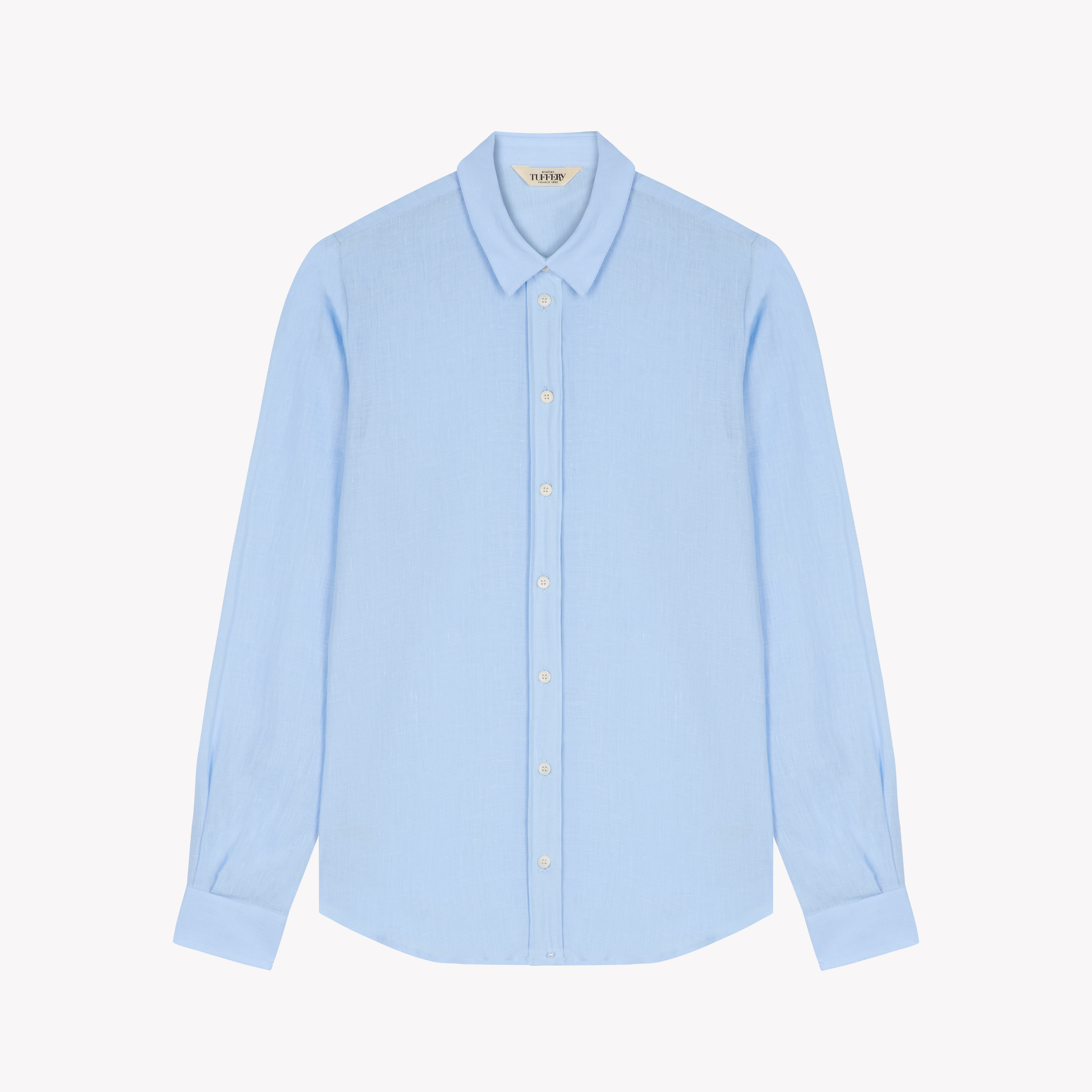 Women’s straight light linen shirt - Aubrac | Atelier Tuffery