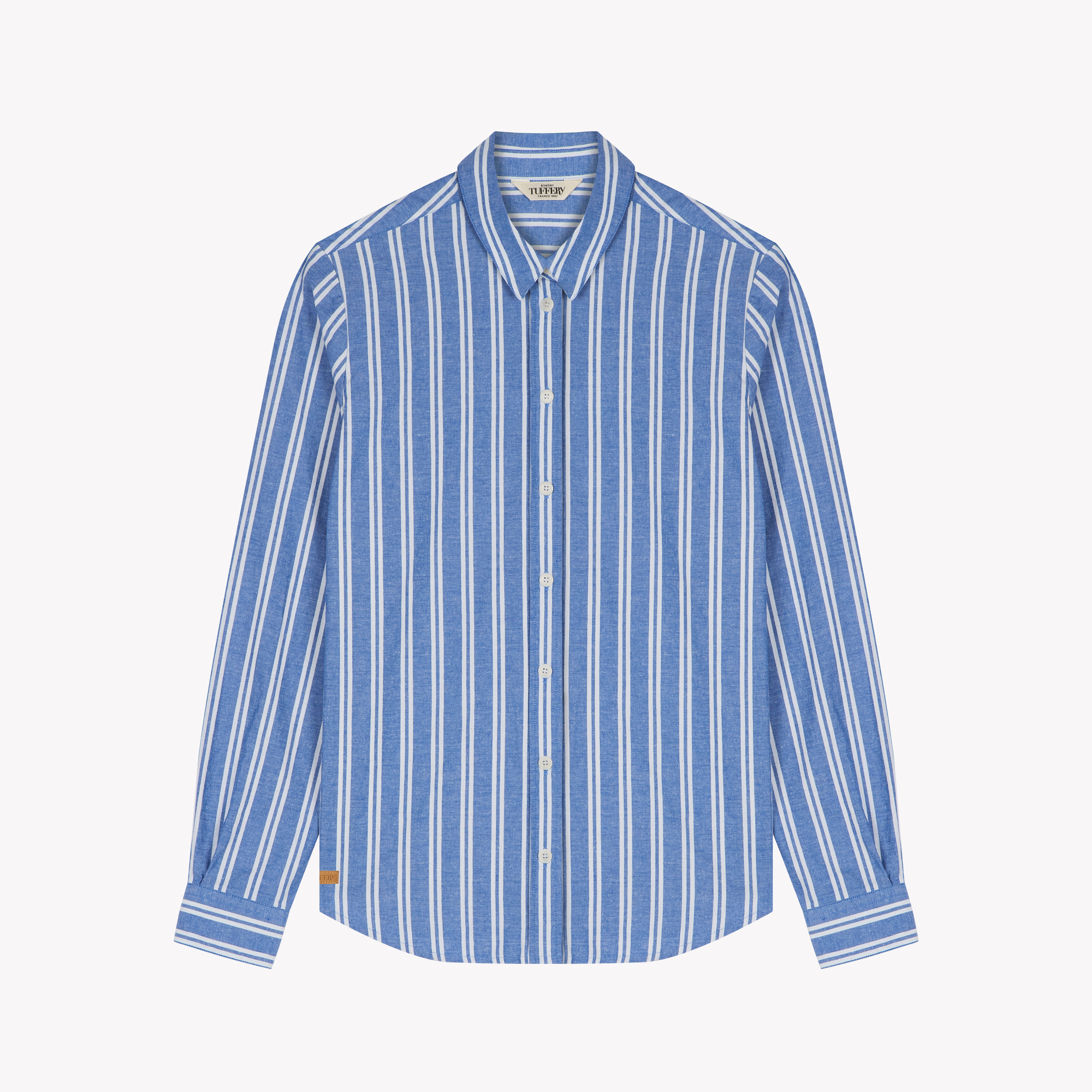 Women’s straight striped shirt – Aubrac | Atelier Tuffery