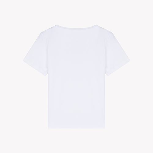 Women’s white crew-neck T-shirt - Atelier Tuffery
