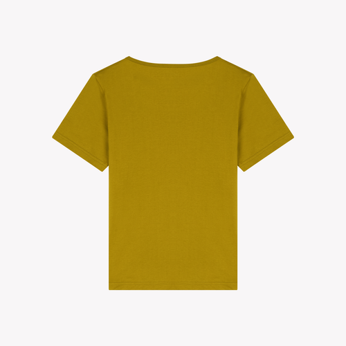 T-shirt femme col rond Olive 100% coton bio - Atelier Tuffery
