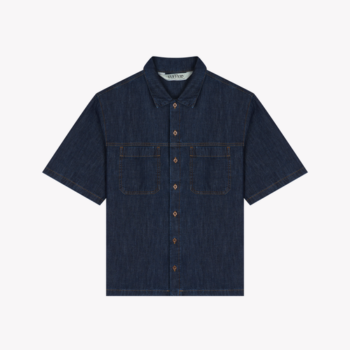 Chemisette Homme droite Stonewashed - Mont-Lozère - Atelier Tuffery