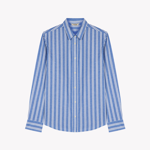 Chemise Homme droite Rayée - Aubrac - Atelier Tuffery