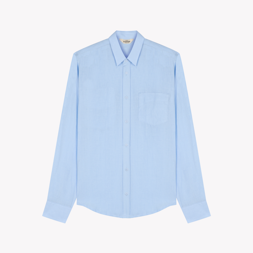 Men’s straight light linen shirt - Aubrac - Atelier Tuffery
