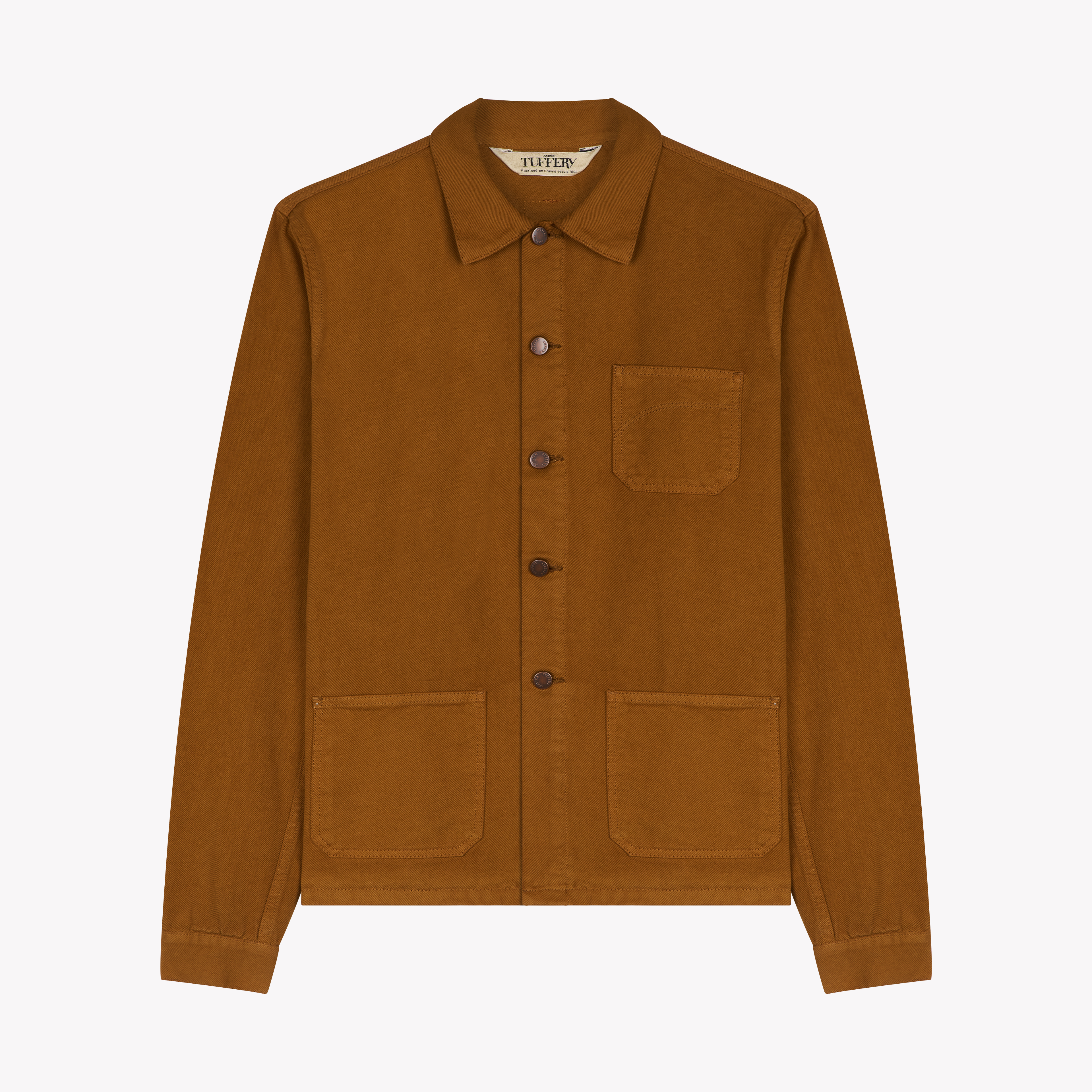 Veste homme courte Camel - Méjean | Atelier Tuffery