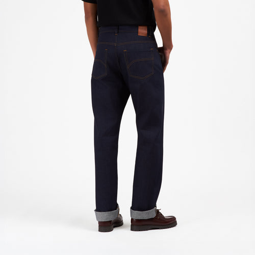 Jean homme droit taille haute Selvedge - Célestin - Atelier Tuffery