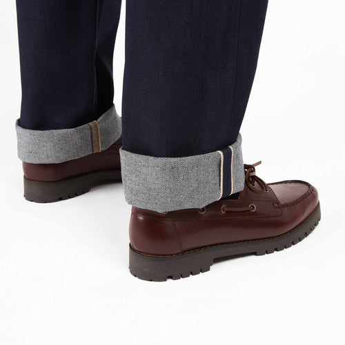 Jean homme droit taille haute Selvedge - Célestin - Atelier Tuffery