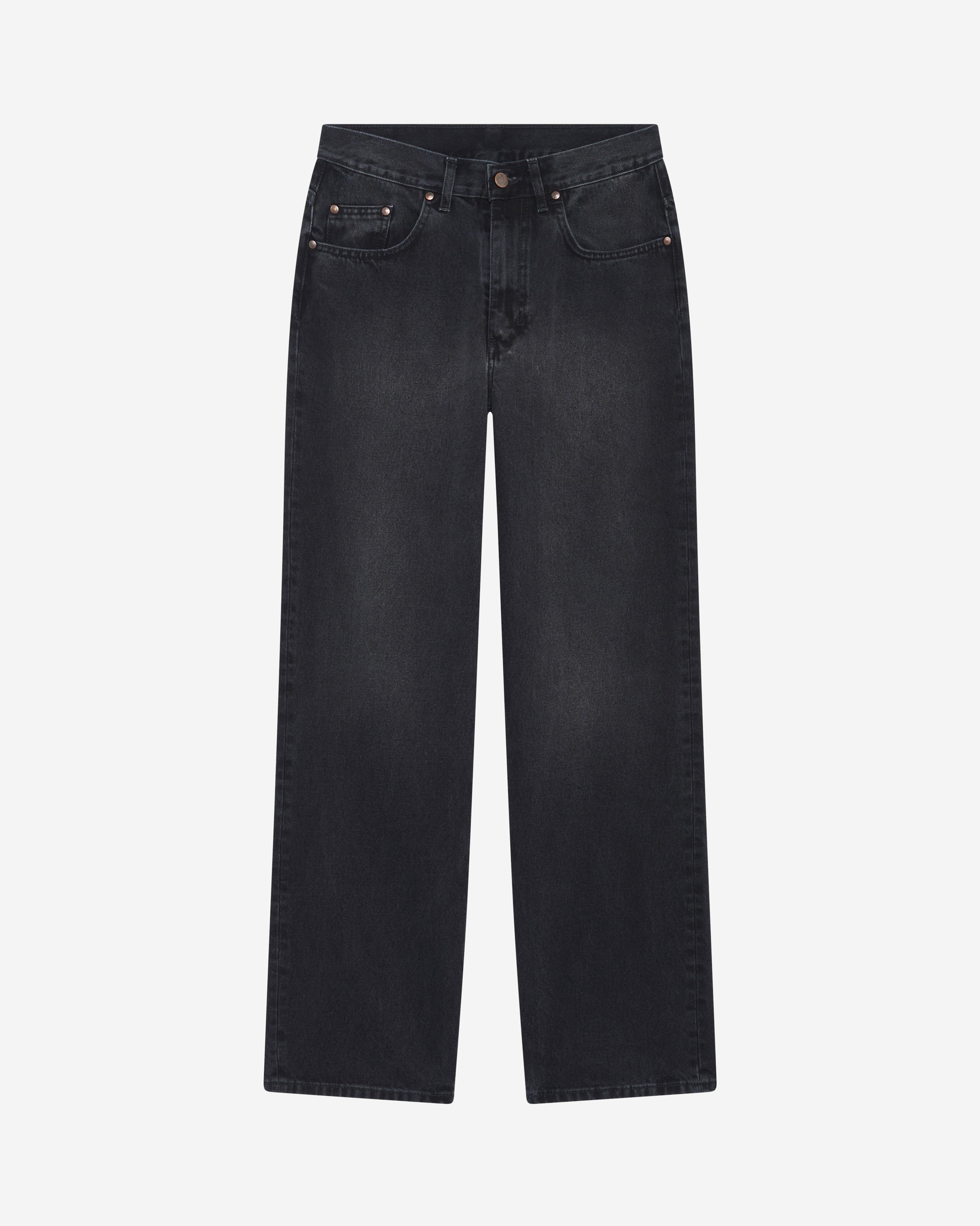 Jean homme baggy Noir Délavé - Gaspard | Atelier Tuffery