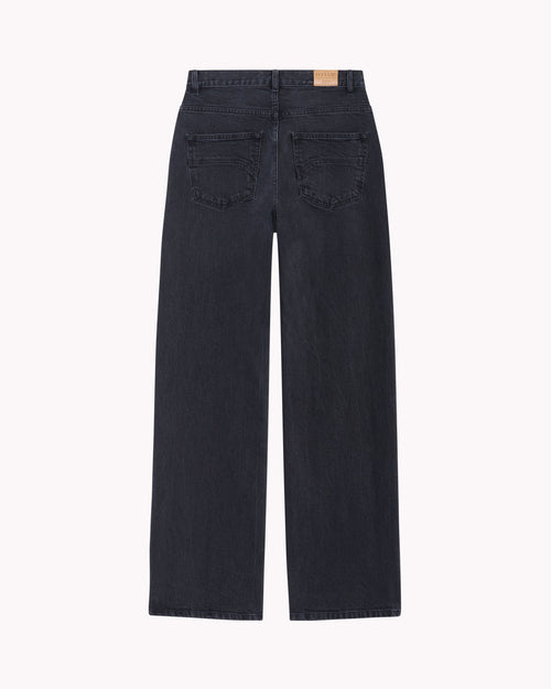 Jean femme baggy Noir Délavé - Gaspard - Atelier Tuffery