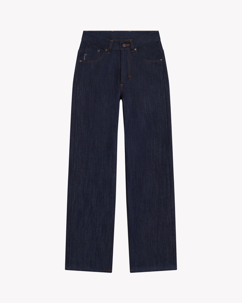 Jean femme large taille haute Selvedge - Désiré - Atelier Tuffery