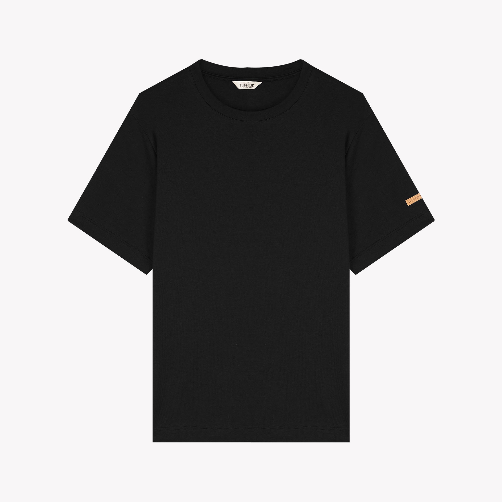メンズTシャツ 100% オーガニックコットン ブラック | Atelier Tuffery