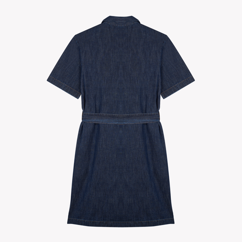 Stonewashed Denim Shirt Dress - Hélène - Atelier Tuffery