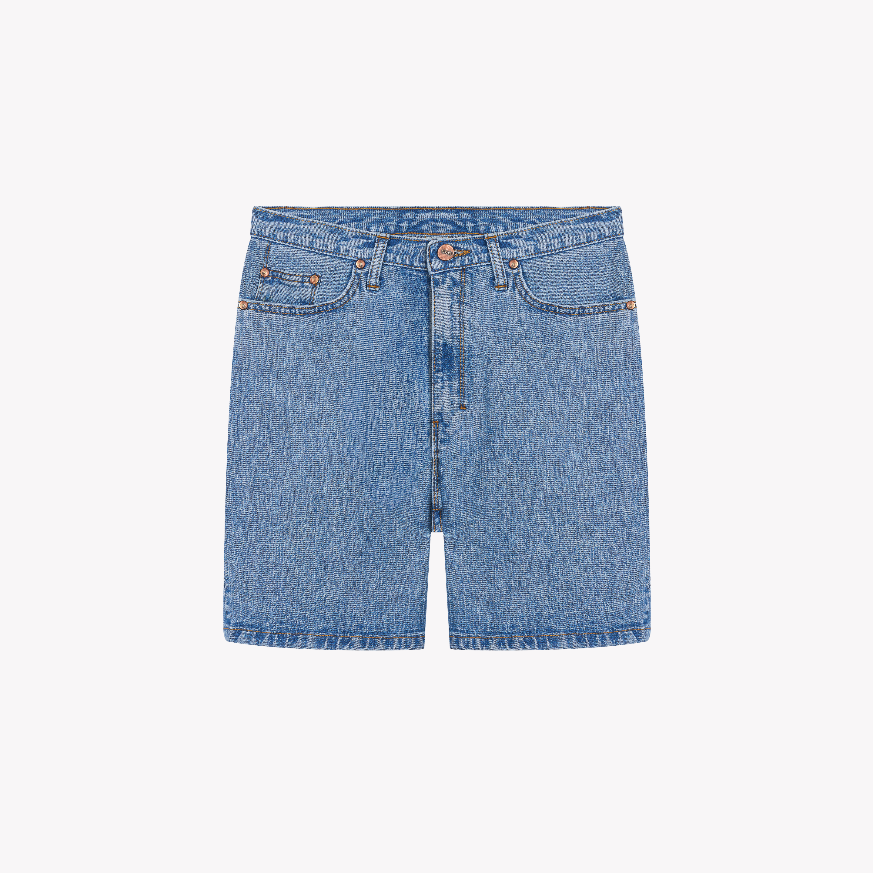 Women's high-waisted light denim shorts - Aimé | Atelier Tuffery