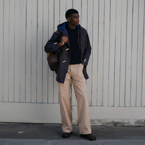 Jean Homme cargo beige - Antonin - Atelier Tuffery