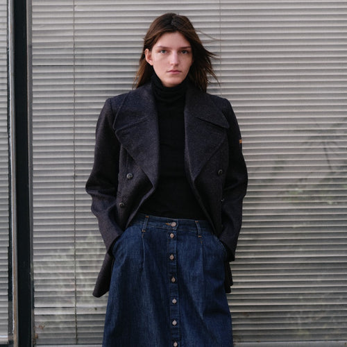 Caban femme Chanvre et Laine Française – SAINT JAMES x Atelier TUFFERY - Héritage - Atelier Tuffery