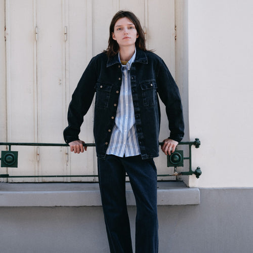 Women’s straight striped shirt – Aubrac - Atelier Tuffery