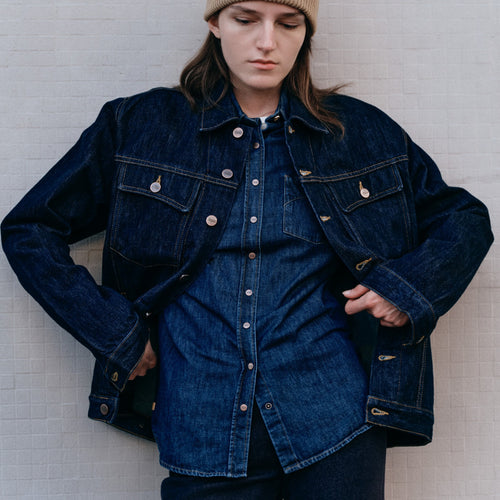 Chemise femme en jean Brut - Cévennes - Atelier Tuffery