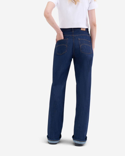 Jean femme large taille haute brut - Désiré - Atelier Tuffery