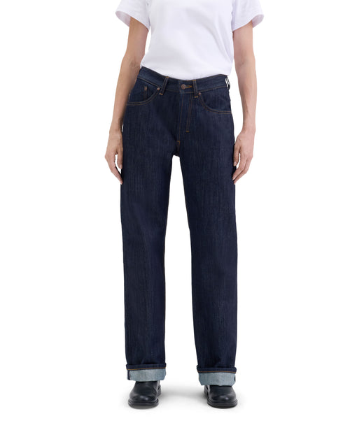 Jean femme large taille haute Selvedge - Désiré - Atelier Tuffery