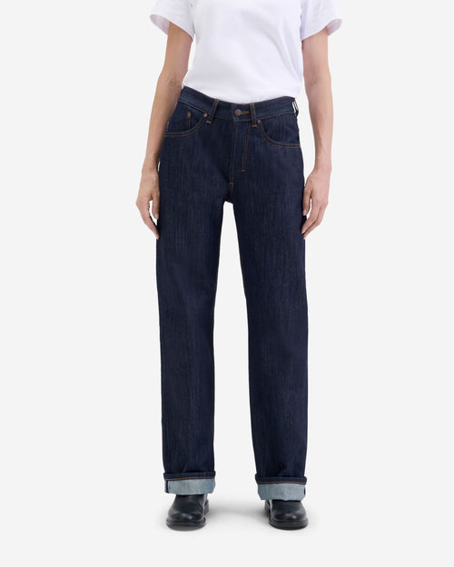 Jean femme large taille haute Selvedge - Désiré - Atelier Tuffery