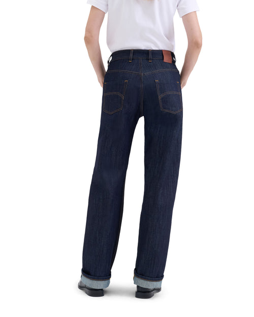 Jean femme large taille haute Selvedge - Désiré - Atelier Tuffery