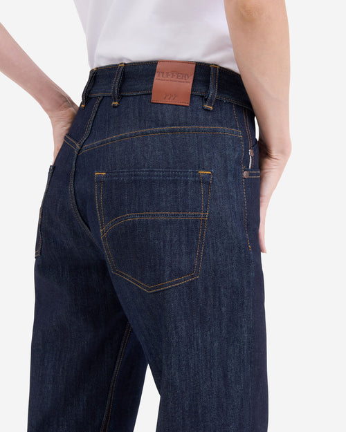Jean femme large taille haute Selvedge - Désiré - Atelier Tuffery