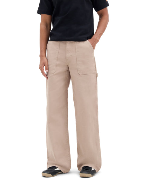 Jean Homme cargo beige - Antonin - Atelier Tuffery