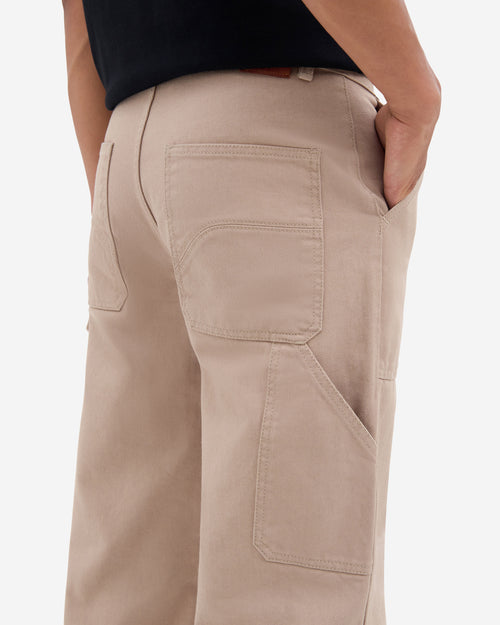 Jean Homme cargo beige - Antonin - Atelier Tuffery