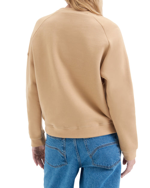Sweat Femme col rond café - Atelier Tuffery