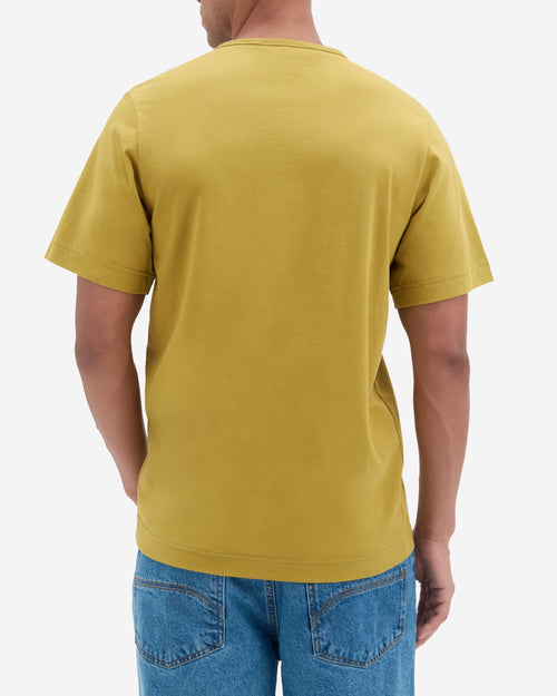 Men’s 100% organic cotton olive T-shirt - Atelier Tuffery