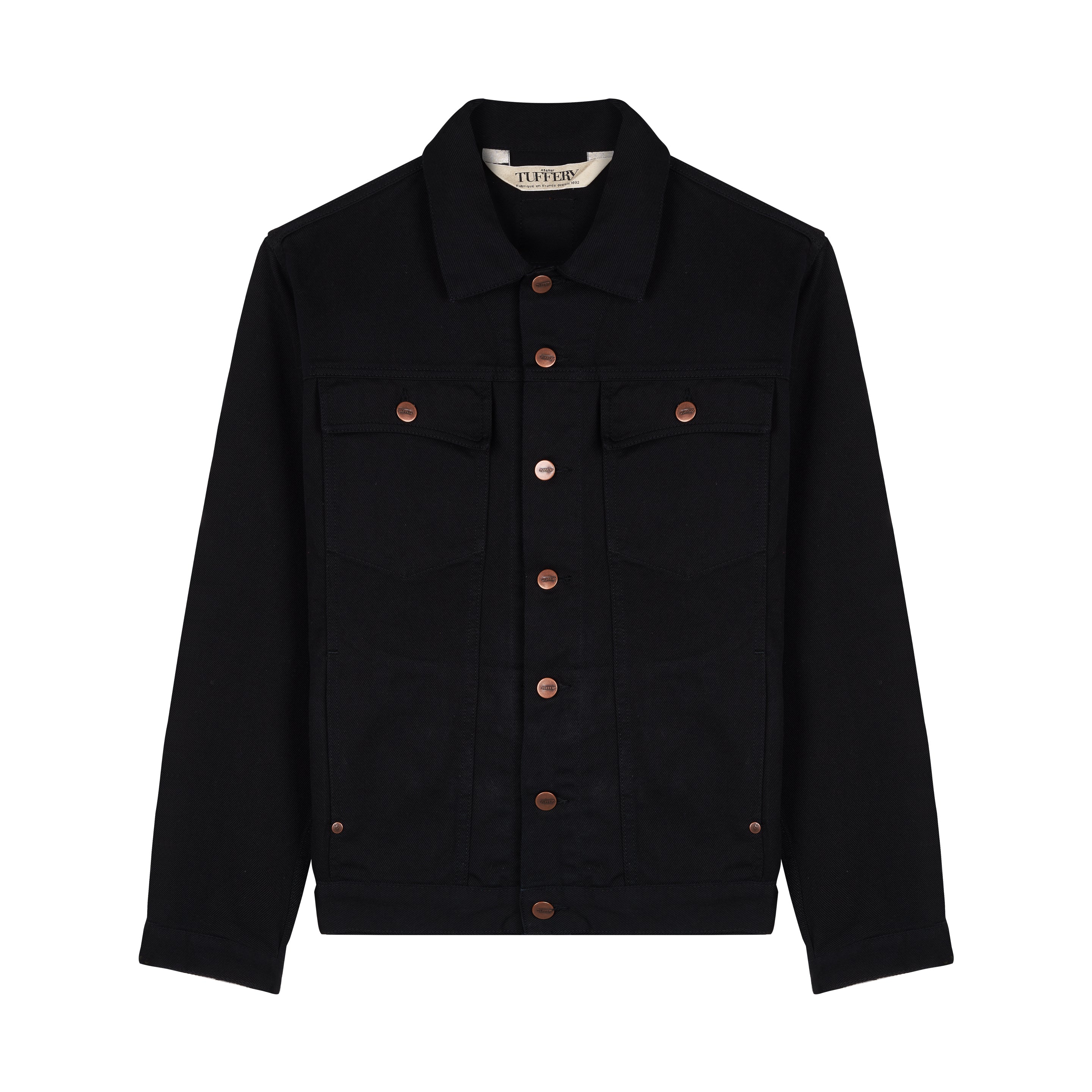 Blouson femme en jean Noir - Le Tuff’s | Atelier Tuffery