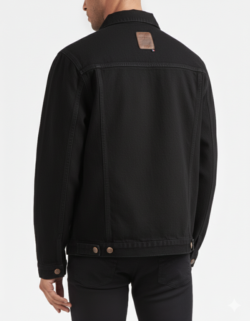 Blouson homme en jean Noir - Le Tuff’s - Atelier Tuffery