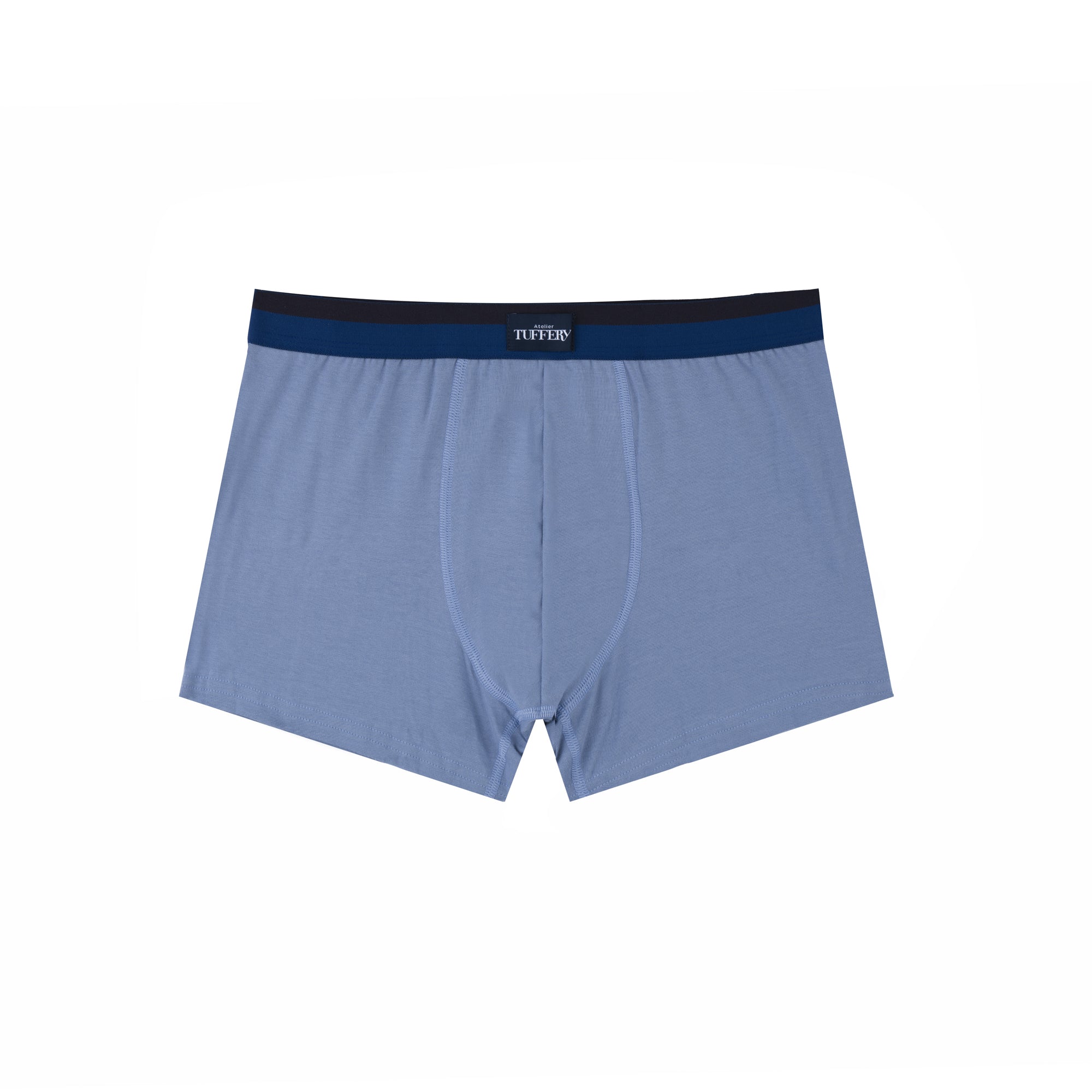 Boxer Bleu Clair en coton bio | Atelier Tuffery
