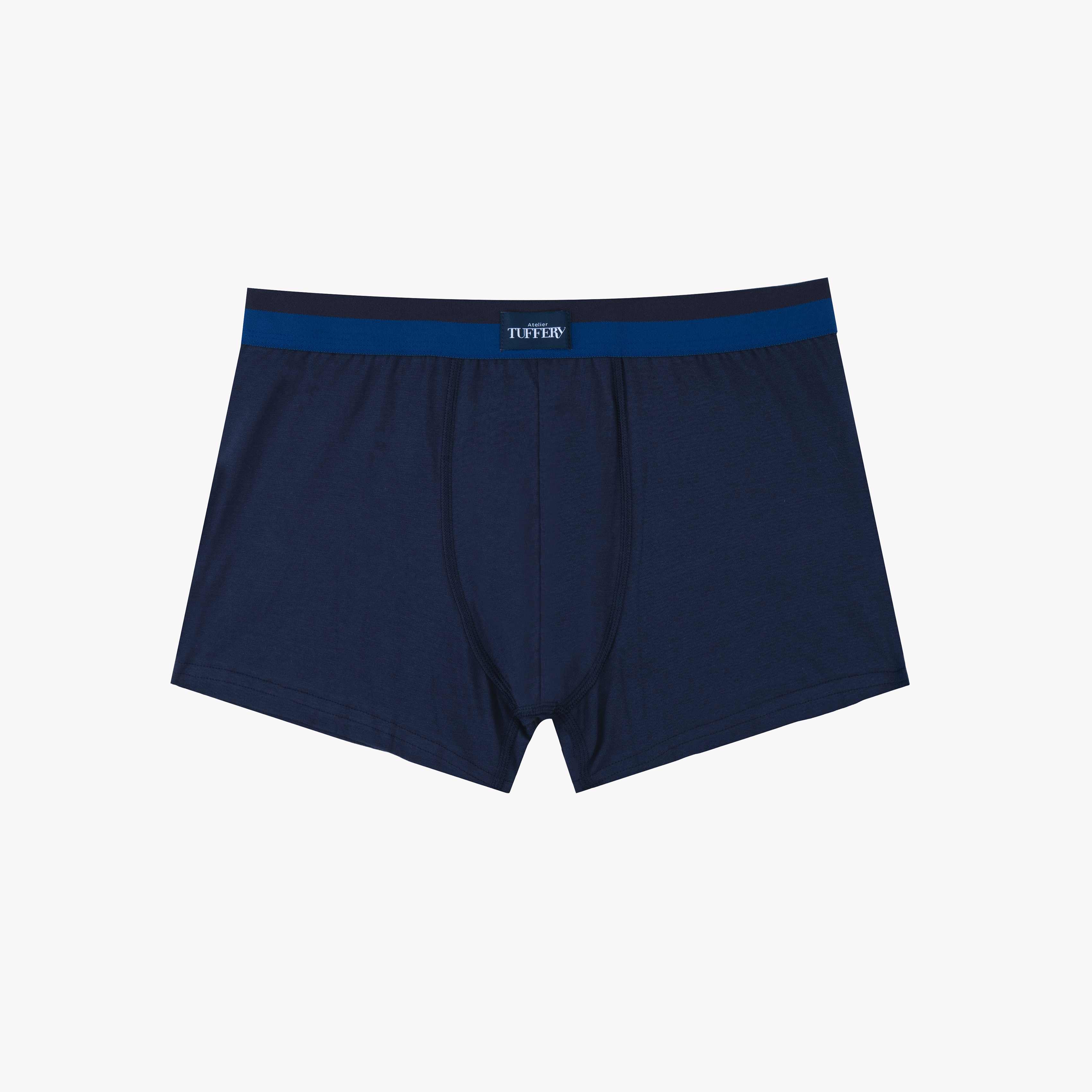 Boxer Marine en coton bio | Atelier Tuffery