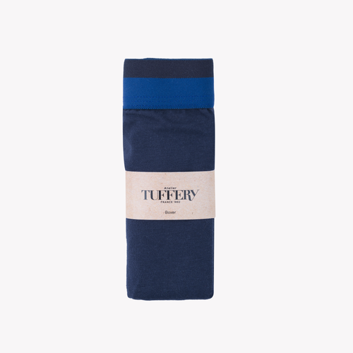 Navy Organic Cotton Boxer - Atelier Tuffery