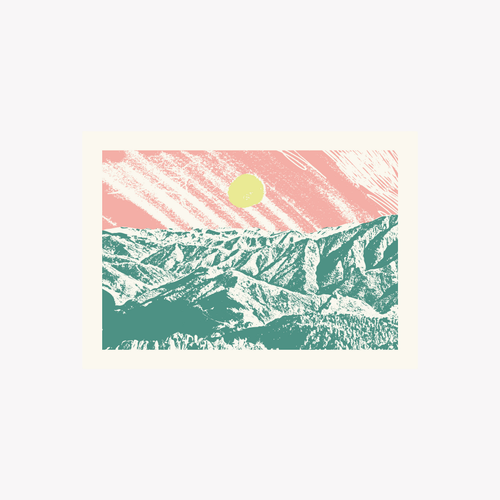 Carte postale : L'Aigoual - Carnet d'Été - Atelier Tuffery