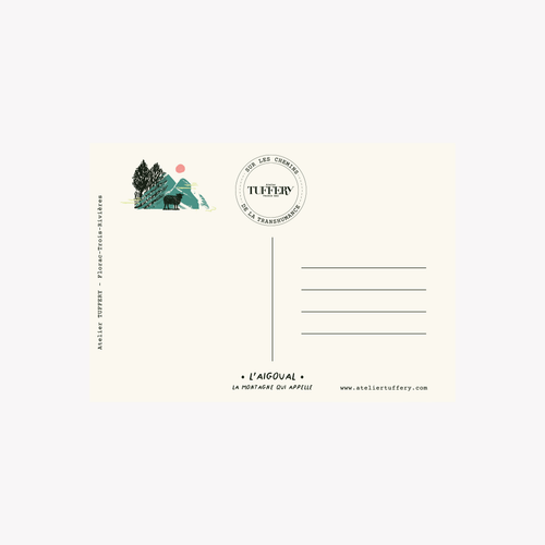 Carte postale : L'Aigoual - Carnet d'Été - Atelier Tuffery