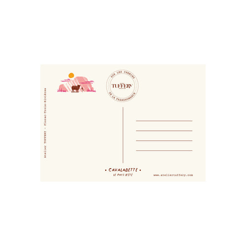 Carte postale : Le Causse Méjean - Carnet d'Été - Atelier Tuffery