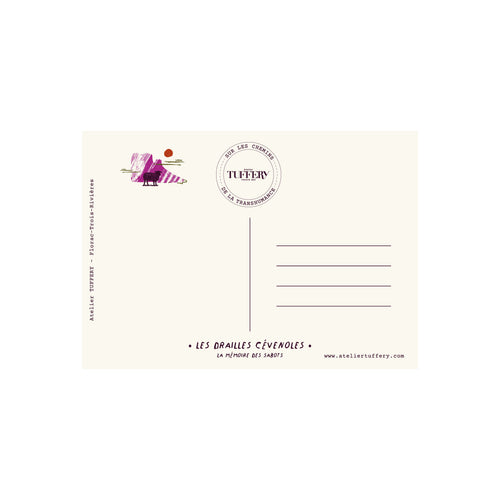 Carte postale : Les Cévennes - Carnet d'Été - Atelier Tuffery