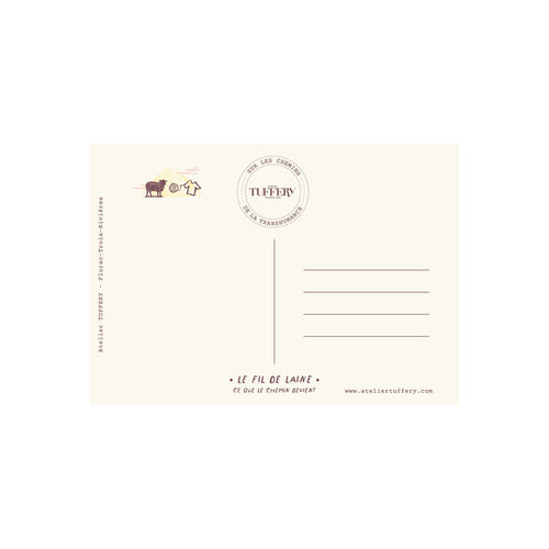 Carte postale : La Manufacture - Carnet d'Été - Atelier Tuffery