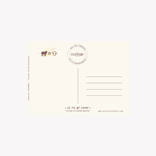 Carte postale : La Manufacture - Carnet d'Été - Atelier Tuffery