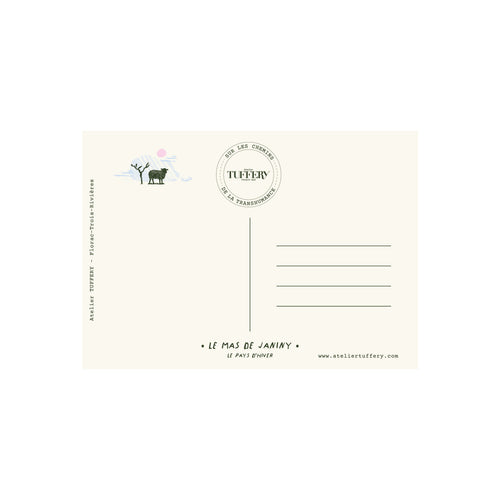 Carte postale : Le Mas de Janiny - Carnet d'Été - Atelier Tuffery