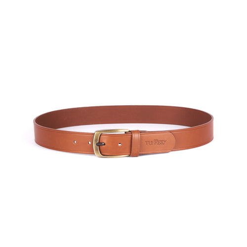 Men's Brown French Leather Belt - Atelier Tuffery