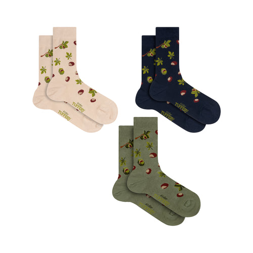 Trois paires de Chaussettes fines - Coffret Cadeau - Atelier Tuffery