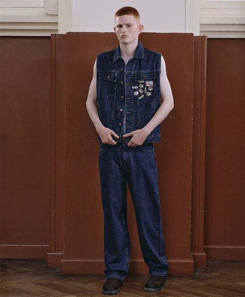Jean homme baggy Stonewashed - Gaspard - Atelier Tuffery