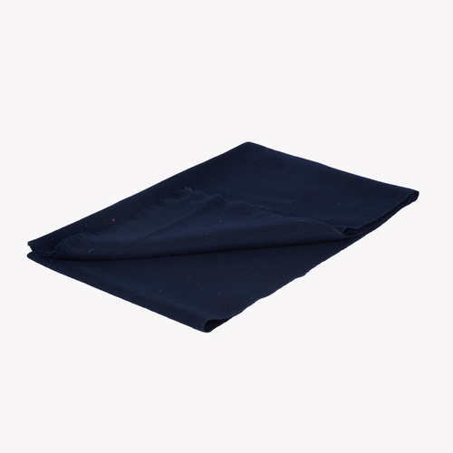 French Wool Scarf – Navy - Atelier Tuffery