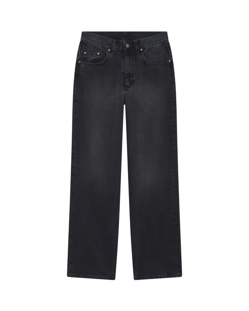 Jean homme baggy Noir Délavé - Gaspard - Atelier Tuffery