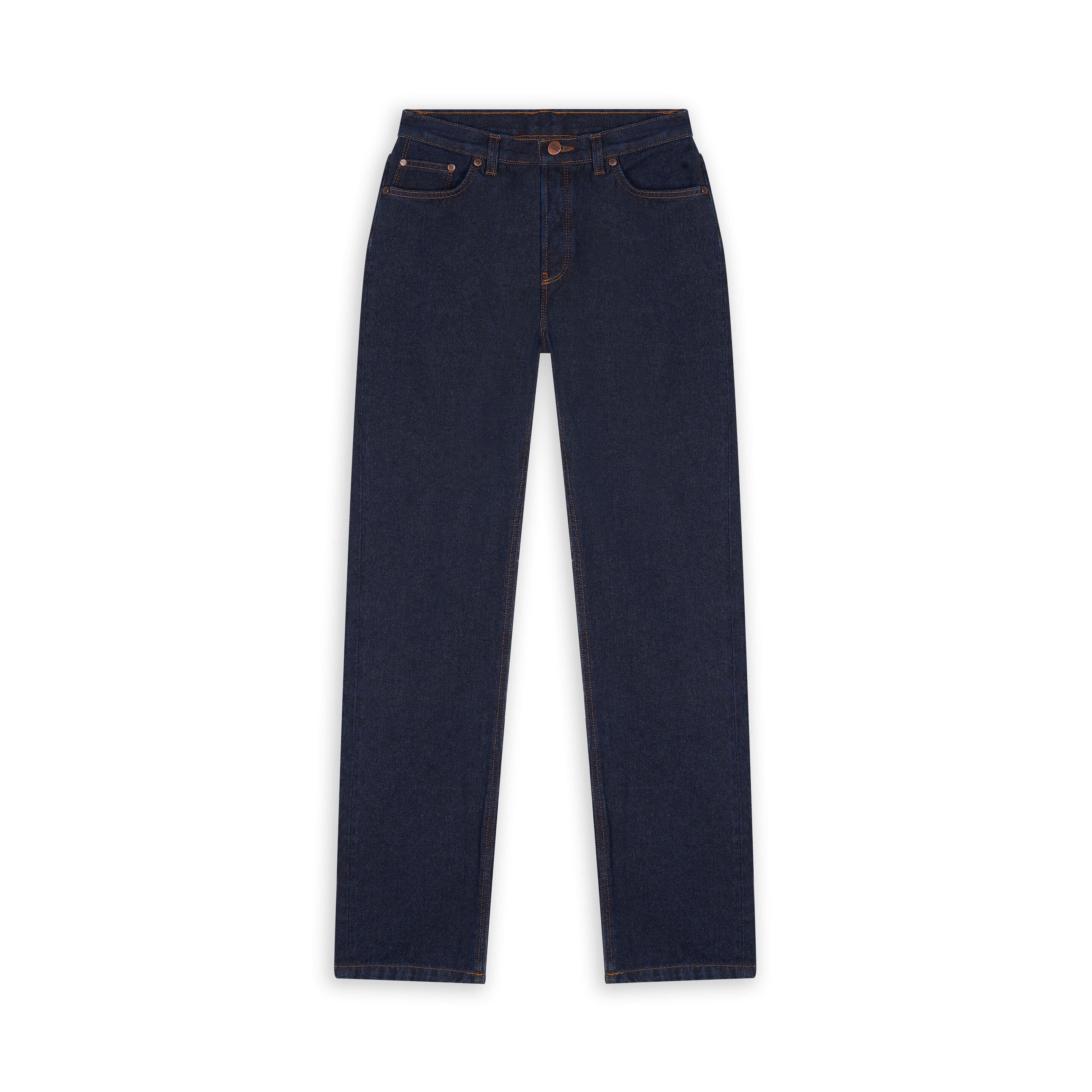 Jean femme droit taille haute Brut - Apolline | Atelier Tuffery